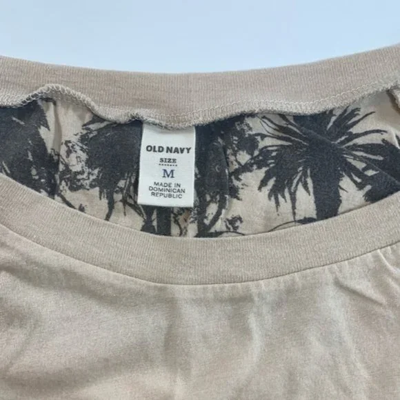 Old Navy | Los Angeles Palm Tree Medium Top Oversized Kimono Style - Picture 6 of 8